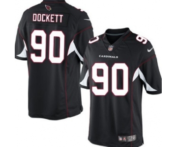 Nike Arizona Cardinals #90 Darnell Dockett Black Game Jersey