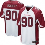 Nike Arizona Cardinals #90 Darnell Dockett White Game Jersey