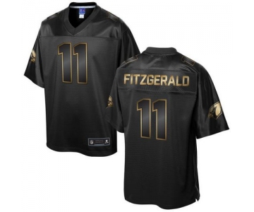 Nike Cardinals #11 Larry Fitzgerald Pro Line Black Gold Collection Men's Stitched NFL Game Jersey