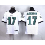 Men's Philadelphia Eagles #17 Nelson Agholor 2014 Nike White Elite Jersey