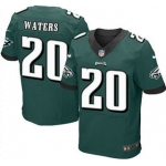 Men's Philadelphia Eagles #20 Andre Waters Midnight Green Retired Player NFL Nike Elite Jersey