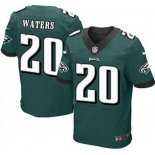 Men's Philadelphia Eagles #20 Andre Waters Midnight Green Retired Player NFL Nike Elite Jersey