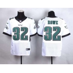 Men's Philadelphia Eagles #32 Eric Rowe 2014 Nike White Elite Jersey