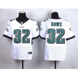 Men's Philadelphia Eagles #32 Eric Rowe 2014 Nike White Elite Jersey