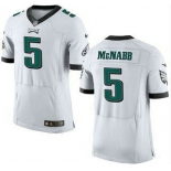 Men's Philadelphia Eagles #5 Donovan McNabb White Retired Player NFL Nike Elite Jersey