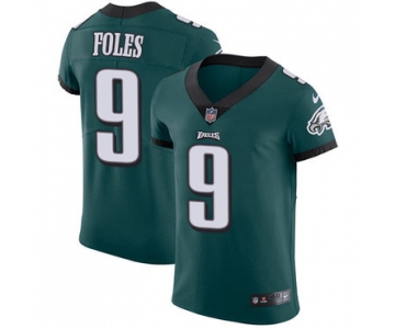 Nike Eagles #9 Nick Foles Midnight Green Team Color Men's Stitched NFL Vapor Untouchable Elite Jersey