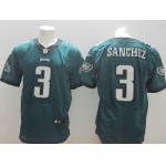 Nike Philadelphia Eagles #3 Mark Sanchez 2014 Dark Green Elite Jersey
