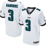 Nike Philadelphia Eagles #3 Mark Sanchez White Elite Jersey