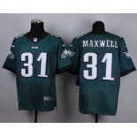 Nike Philadelphia Eagles #31 Byron Maxwell Dark Green Elite Jersey