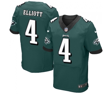 Nike Philadelphia Eagles #4 Jake Elliott Midnight Green Team Color Men's Stitched NFL New Elite Jersey