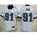 Nike Philadelphia Eagles #91 Fletcher Cox White Elite Jersey