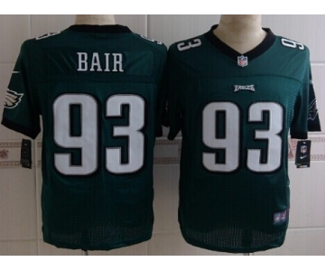 Nike Philadelphia Eagles #93 Brandon Bair Dark Green Elite Jersey
