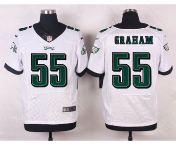 Philadelphia Eagles #55 Brandon Graham White Road NFL Nike Elite Jersey