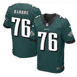 Philadelphia Eagles #76 Allen Barbre Midnight Green Team Color NFL Nike Elite Jersey