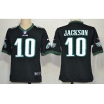 Nike Philadelphia Eagles #10 DeSean Jackson Black Game Jersey