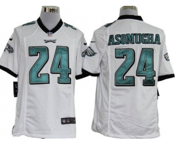 Nike Philadelphia Eagles #24 Nnamdi Asomugha White Game Jersey