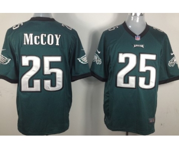 Nike Philadelphia Eagles #25 LeSean McCoy Dark Green Game Jersey
