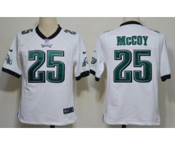 Nike Philadelphia Eagles #25 LeSean McCoy White Game Jersey
