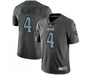 Nike Philadelphia Eagles #4 Jake Elliott Gray Static Men's NFL Vapor Untouchable Game Jersey