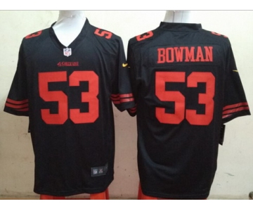 Men's San Francisco 49ers #53 NaVorro Bowman Black Alternate 2015 NFL Nike Game Jersey