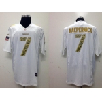 NEW San Francisco 49ers #7 Colin Kaepernick White Jerseys(USA Game)