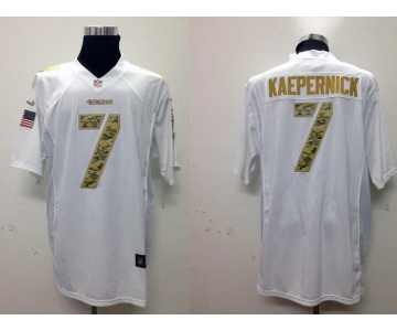 NEW San Francisco 49ers #7 Colin Kaepernick White Jerseys(USA Game)