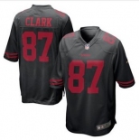 New San Francisco 49ers #87 Dwight Clark Black Alternate Game Jersey