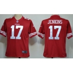 Nike San Francisco 49ers #17 A.J. Jenkins Red Game Jersey