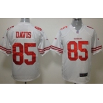 Nike San Francisco 49ers #85 Vernon Davis White Game Jersey
