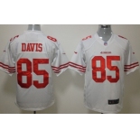 Nike San Francisco 49ers #85 Vernon Davis White Game Jersey