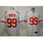 Nike San Francisco 49ers #99 Aldon Smith White Game Jersey