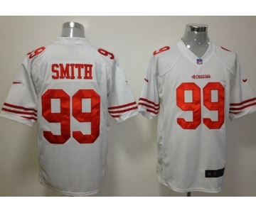 Nike San Francisco 49ers #99 Aldon Smith White Game Jersey