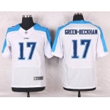 Men's Tennessee Titans #17 Dorial Green-Beckham White Road NFL Nike Elite Jersey