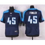 Men's Tennessee Titans #45 Jalston Fowler Navy Blue Alternate NFL Nike Elite Jersey