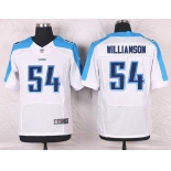 Men's Tennessee Titans #54 Avery Williamson White Road NFL Nike Elite Jersey