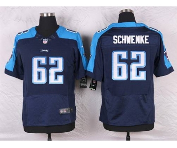 Men's Tennessee Titans #62 Brian Schwenke Navy Blue Alternate NFL Nike Elite Jersey