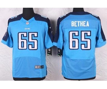 Men's Tennessee Titans #65 Elvin Bethea Light Blue Retired Player NFL Nike Elite Jersey