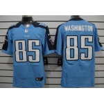 Nike Tennessee Titans #85 Nate Washington Light Blue Elite Jersey