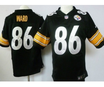Nike Pittsburgh Steelers #86 Hines Ward Black Game Jersey