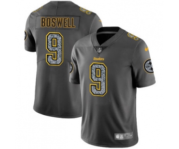 Nike Pittsburgh Steelers #9 Chris Boswell Gray Static Men's NFL Vapor Untouchable Game Jersey