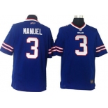 Nike Buffalo Bills #3 EJ Manuel 2013 Light Blue Game Jersey