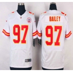 Men's Kansas City Chiefs #97 Allen Bailey White Road NFL Nike Elite Jersey