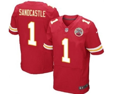 Nike Kansas City Chiefs #1 Leon Sandcastle Red Elite Jersey