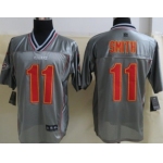 Nike Kansas City Chiefs #11 Alex Smith 2013 Gray Vapor Elite Jersey