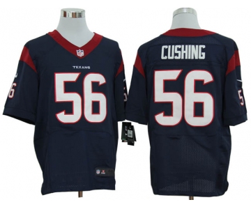 Size 60 4XL-Brian Cushing Houston Texans #56 Blue Stitched Nike Elite NFL Jerseys