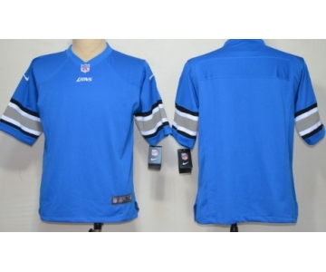 Nike Detroit Lions Blank Light Blue Game Jersey