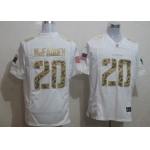 Nike Oakland Raiders #20 Darren McFadden Salute to Service White Game Jersey