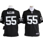 Nike Oakland Raiders #55 Rolando McClain Black Game Jersey