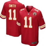 Nike Kansas City Chiefs #11 Alex Smith Red Game Jersey