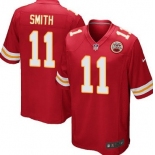 Nike Kansas City Chiefs #11 Alex Smith Red Game Jersey